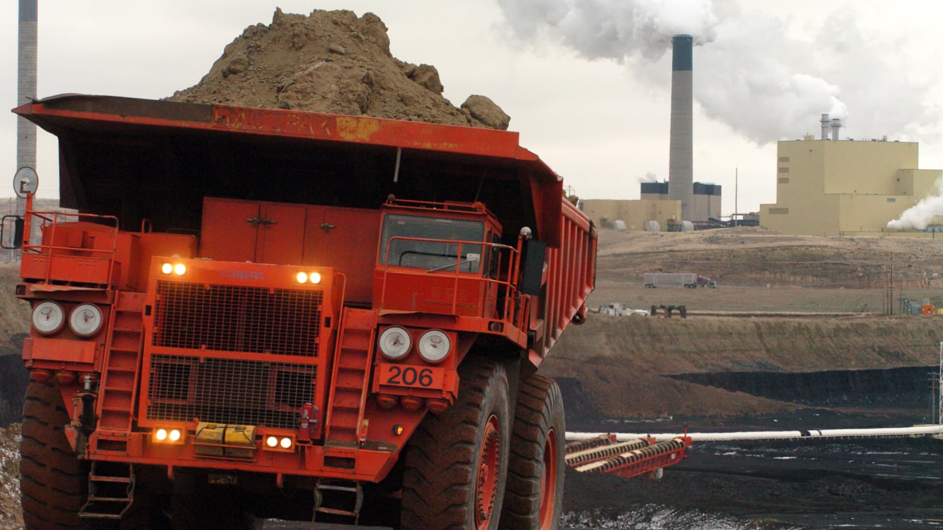 Coal mining in Wyoming.