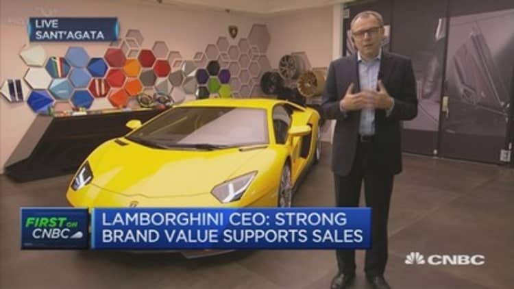 Strong brand value supports sales: Lamborghini CEO
