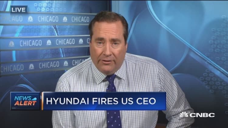 Hyundai fires US CEO