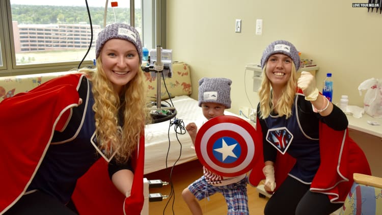 This class project became a $20 million company that also helps kids with cancer