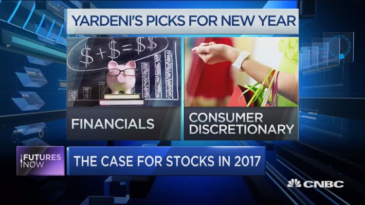 Financials, consumer discretionary stocks to emerge as 2017 leaders: Yardeni