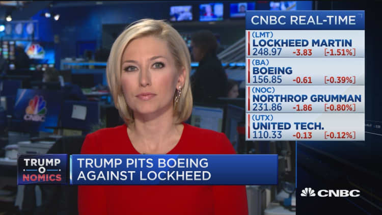 Trump pits Boeing against Lockheed