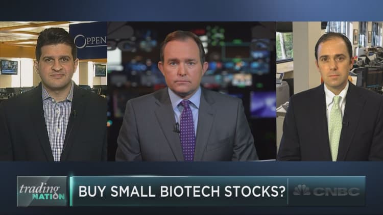Time to buy small biotech stocks?