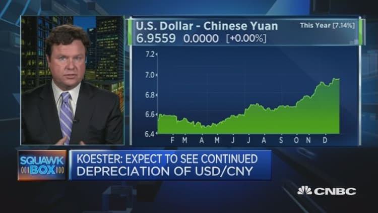 Expect further depreciation of USD/CNY: Expert