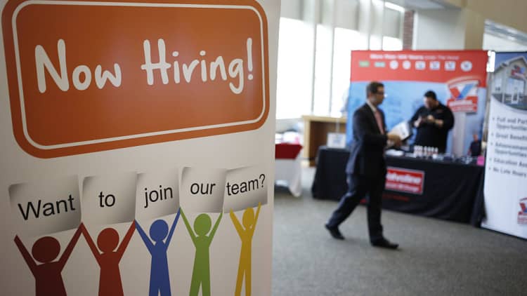 Initial jobless claims less than expected showing strength in job market