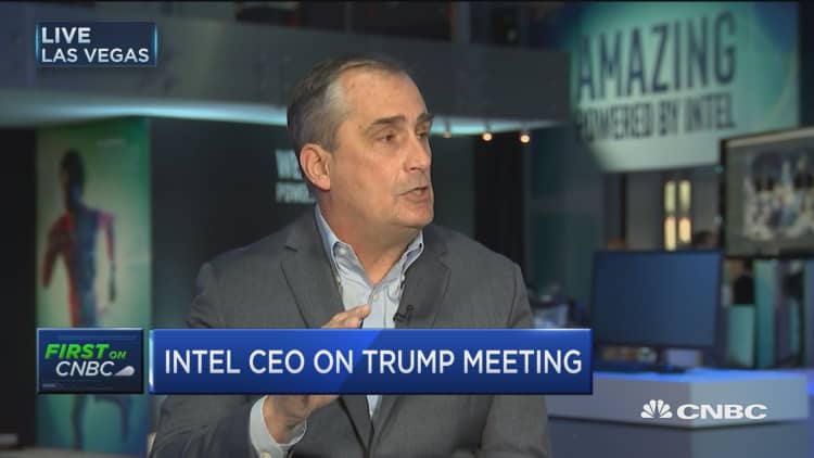 Intel CEO: Need to make the US more competitive for manufacturing