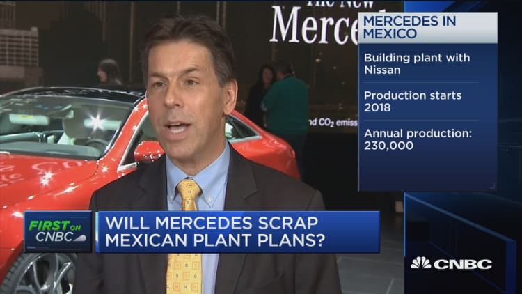 Mercedes USA CEO: Our Mexico plant is a plant for the world