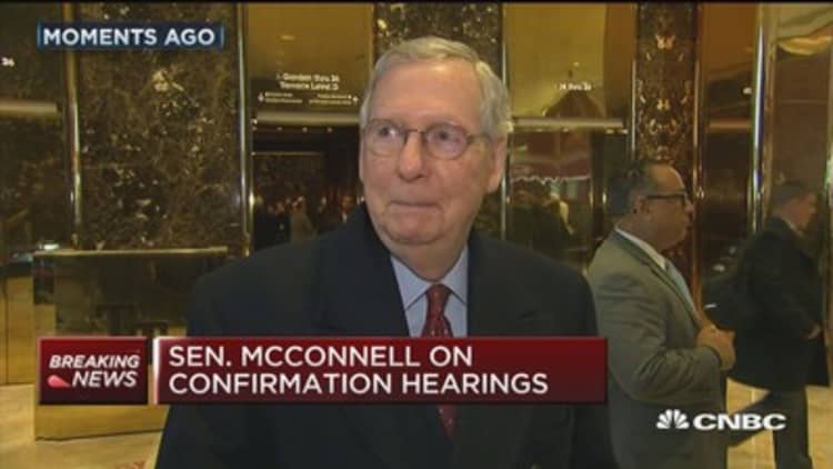 Sen. McConnell: Hopeful for 6 or 7 confirmations