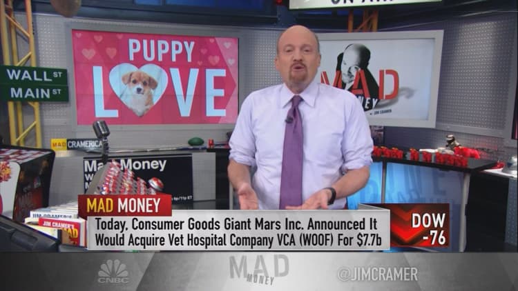 Cramer names the 'humanization of pets' as the greatest investing theme in the market