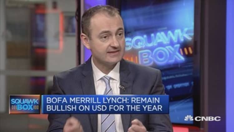 Remain bullish on USD for the year: BofA Merrill Lynch