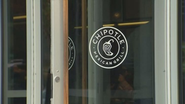 Chipotle stock rises on improving sales
