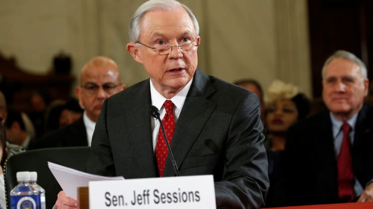 Sessions: Falsely charged for harboring sympathies for KKK