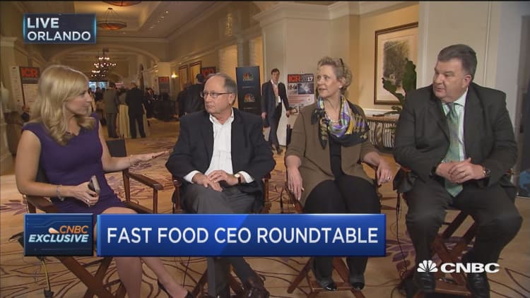 Fast food CEOs talk turkey
