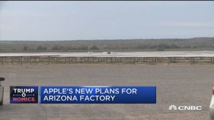 Apple's new plans for Arizona factory