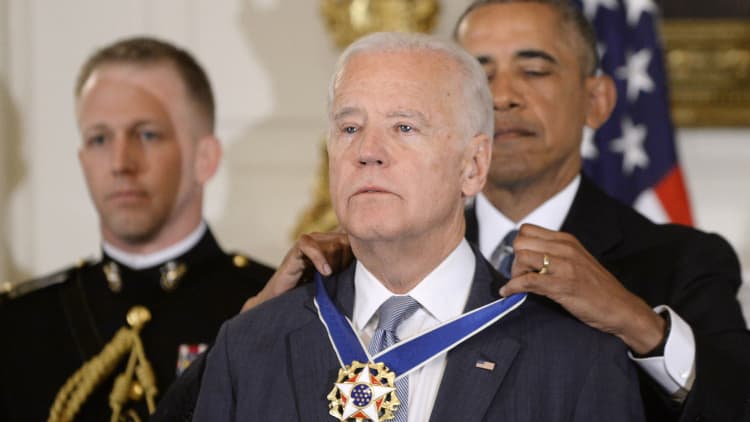 Obama surprises Biden with Presidential Medal of Freedom