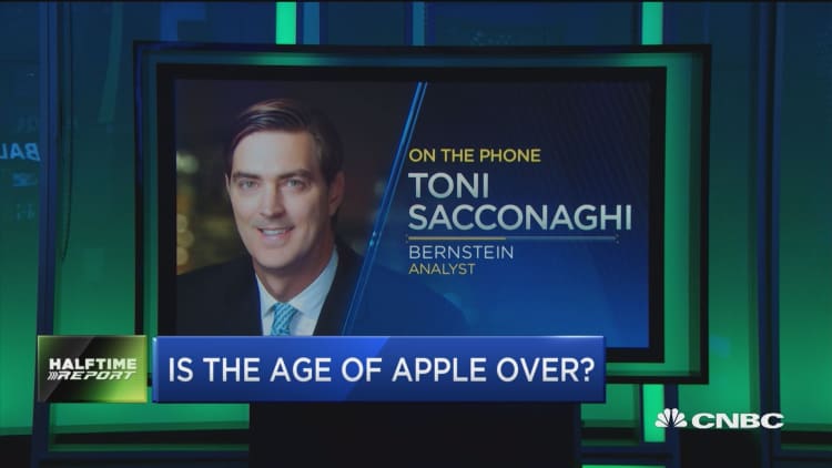 Sacconaghi: No doubt Apple's best days are behind it