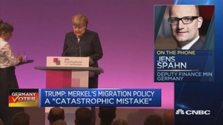 Trump's remarks on German migration policy is nothing new: Dep. Fin Min