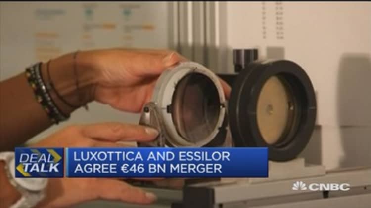 Opportunity for synergy between Luxottica and Essilor: Pro