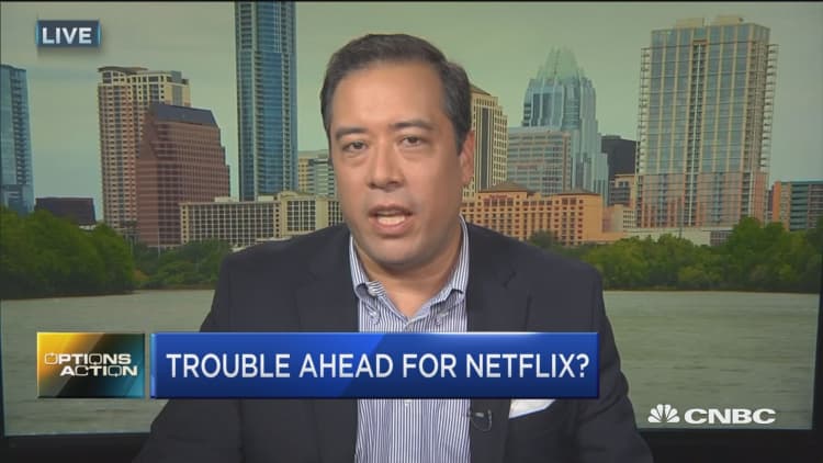 Options Action: Trouble ahead for Netflix?
