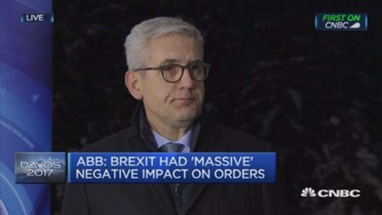 Brexit had massive negative impact on orders: ABB CEO 