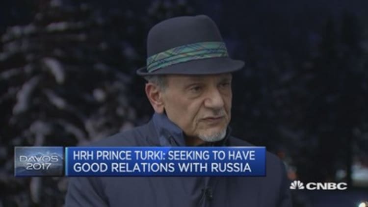 H.R.H. Prince Turki: Seeking to have good relations with Russia 