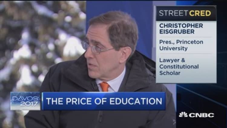 Investing in higher education: Princeton's Eisgruber