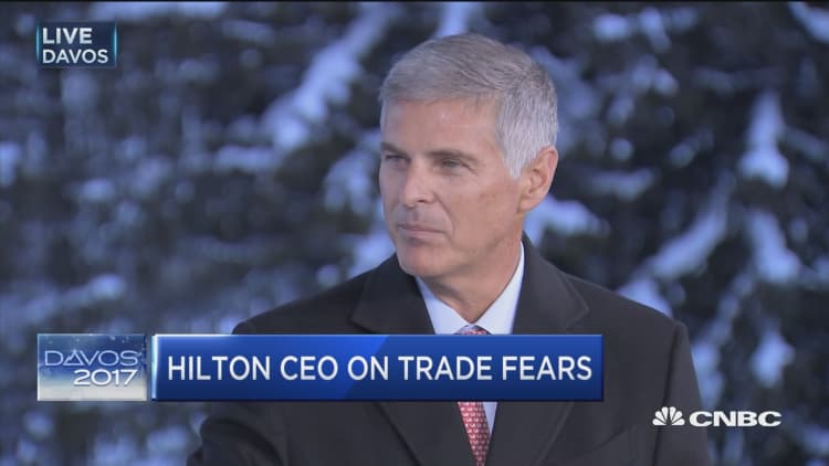 Hilton CEO on Trump rhetoric: It's just an opening salvo