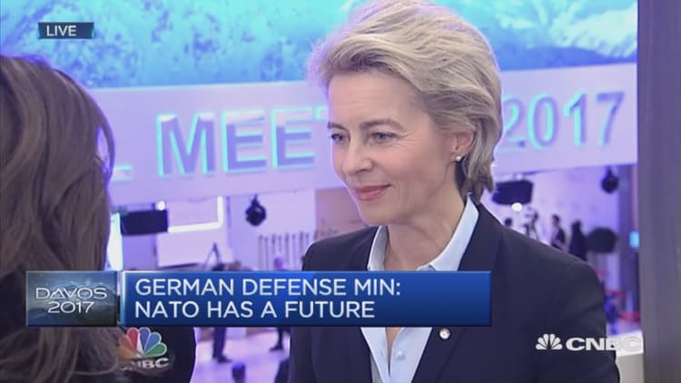 NATO has a future: German defense minister