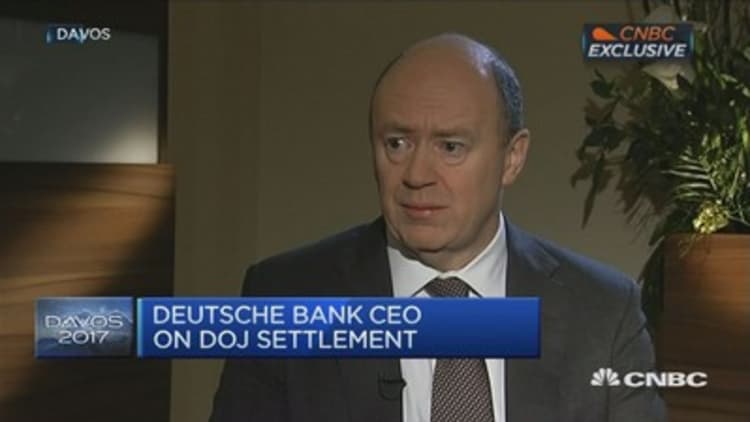 We still need to settle legacy issues: Deutsche Bank CEO