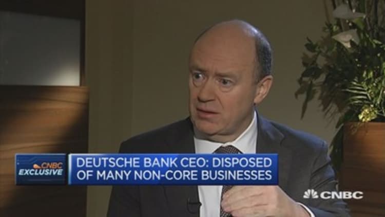 Never say never on capital hike: Deutsche Bank CEO 