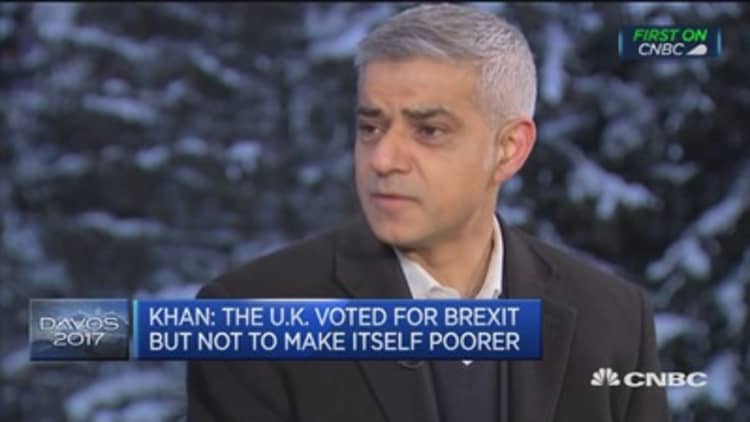 UK voted for Brexit, but not to make itself poorer: London Mayor