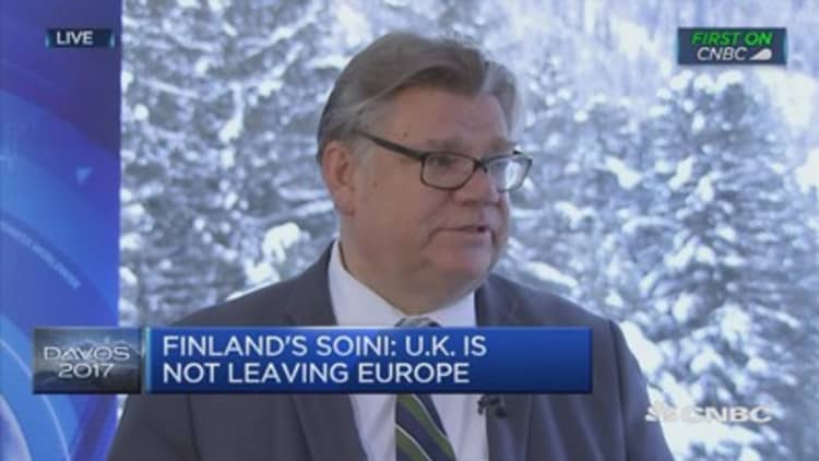 UK is leaving EU but not Europe: Finland's FinMin