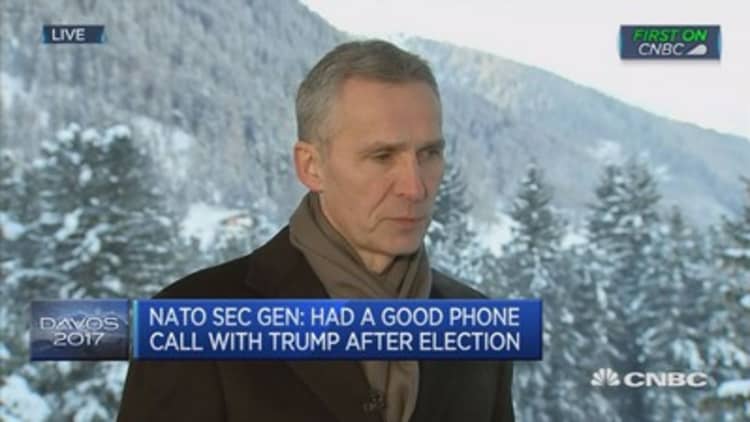 Absolutely certain Trump administration will be commited to NATO: Stoltenberg
