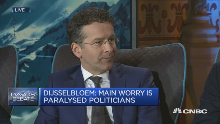 Main worry is paralyzed politicians: Eurogroup President 