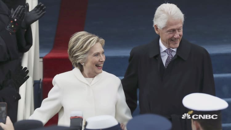 President Trump “very honored” by the Clintons presence at his inaugural luncheon