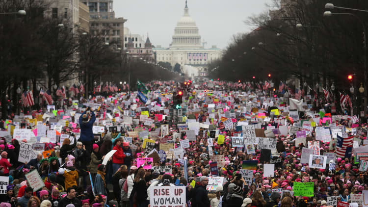 Women from around the world marched this weekend to make their voices heard
