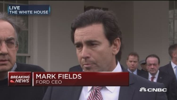 Mark Fields: Encouraged after speaking with Trump