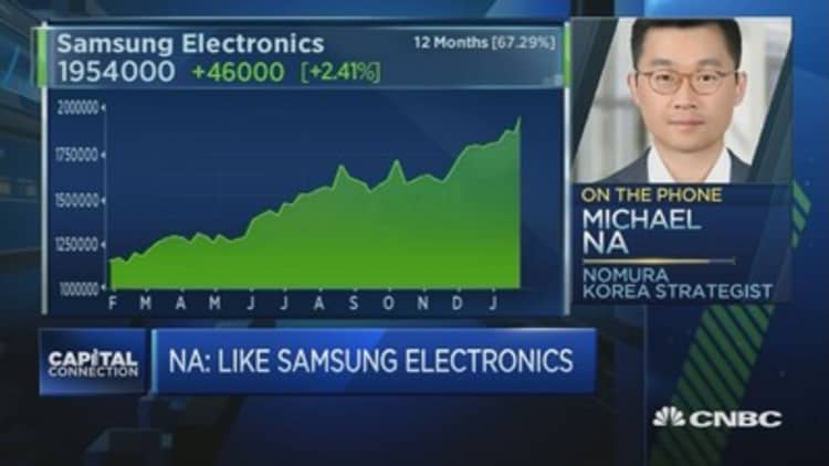 Samsung stocks can run higher: Strategist