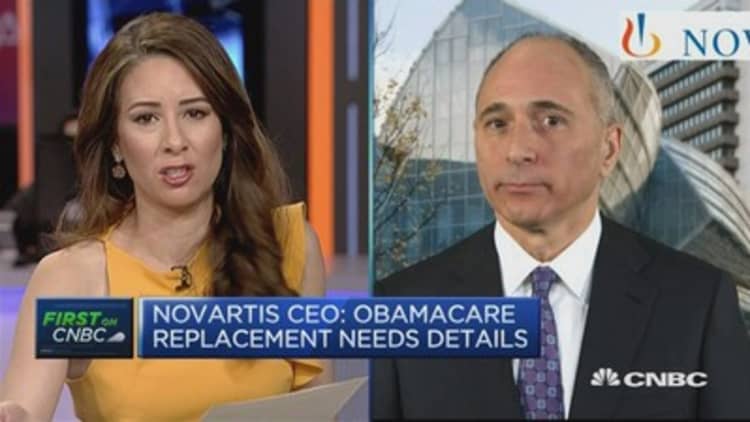 Novartis CEO: There'll be more consolidation in sector to come 