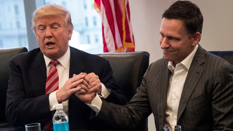 Thiel's Palantir could aid in immigration crackdown