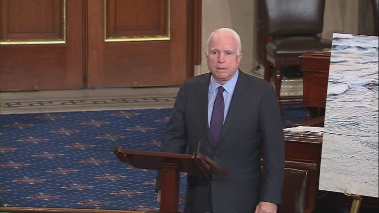 Sen. John McCain pushes back on Trump