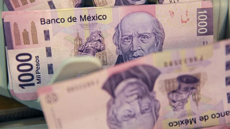 Market trying to push Mexican peso lower: Union Group 