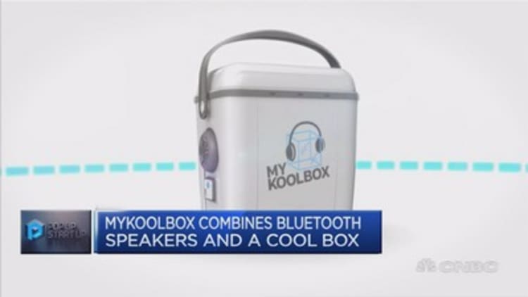 My Kool Box combines food storage with music
