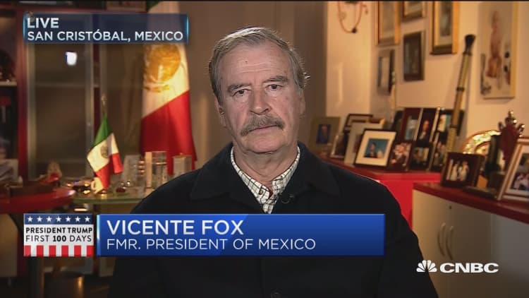 'Nobody wins in a trade war': Vicente Fox