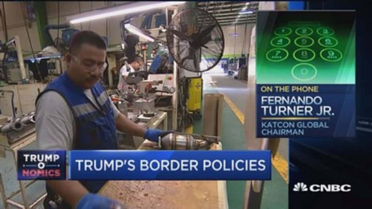 Katcon Global chair: A border tax on Mexico will hurt Trump voters