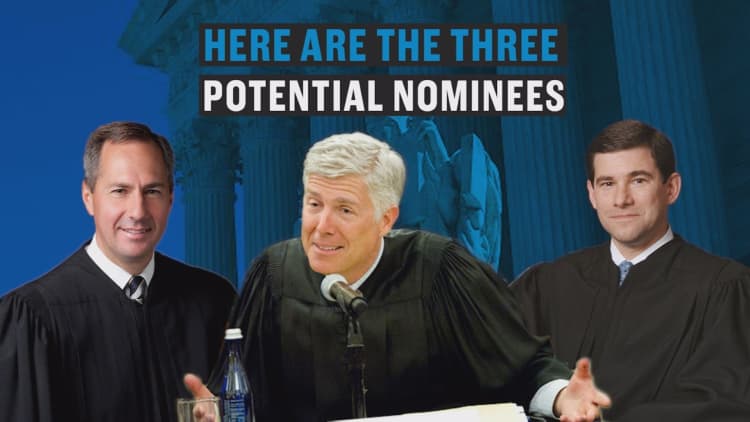 One of these three men could be Trump's Supreme Court pick