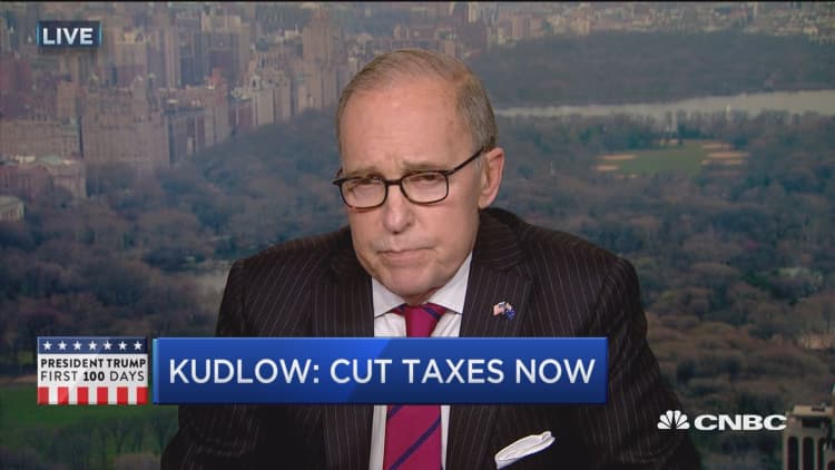 Kudlow: Cut taxes now