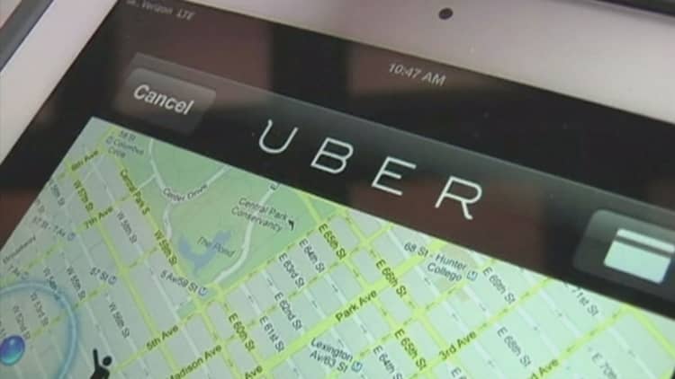 Uber faces heat for operating during taxi strike