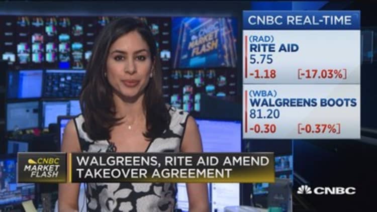 Walgreens, Rite Aid amend takover agreement