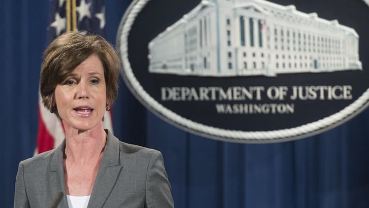 Trump AG nominee Sessions once asked Yates if she should say 'no' to the president